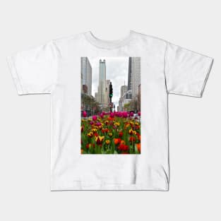 Springtime in the City Kids T-Shirt